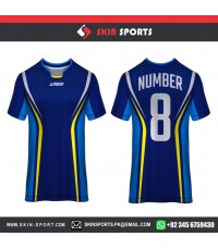 ROYAL YELLOW HONEY COMB   SOCCER JERSEYS